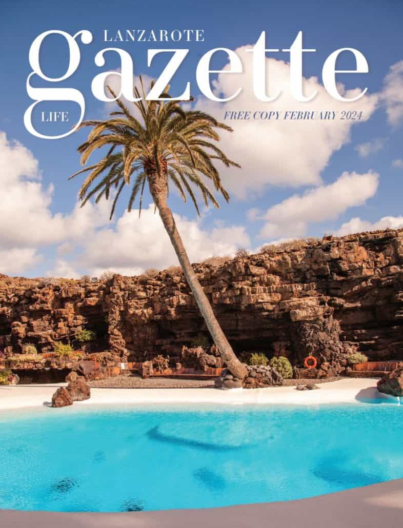 The cover for the Gazette Life February magazine.
